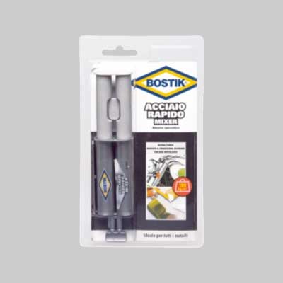 Colla 'Acciaio Rapido Mixer' 24 Ml - Bostik