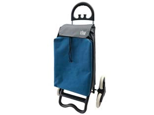 Carrello Spesa Julie Tris Alluminio Cm.49X41X101H. Xtra
