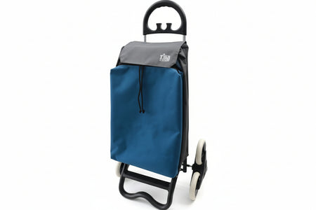 Carrello Spesa Julie Tris Alluminio Cm.49X41X101H. Xtra
