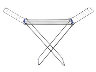 Stendibiancheria In Alluminio Scirocco Mt.20 Cm.185X55X120H. Xtra