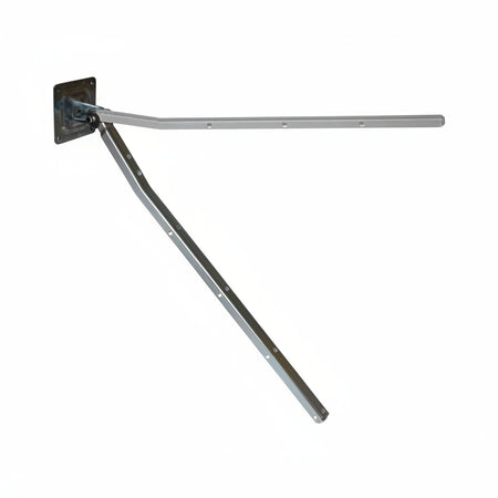 Stendibiancheria Pieghevole Da Muro In Acciaio Zincato- - Cm.58X3X1,5 - 1 Coppia