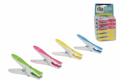 Mollette Biancheria Fish Soft In Gomma Termoplastica- - In Confezione Da Pz.12 - 12 Blister Xtra