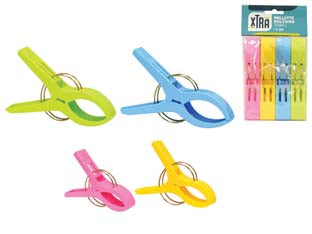 Mollette Multiuso Towel In Polipropilene- - Cm.12X2,2 In Confezione Da Pz.4 - 10 Blister Xtra