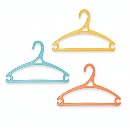 Stampella In Plastica In Set 3 Pezzi- - Cm.37,5X85X19 - 6 Pezzi Xtra