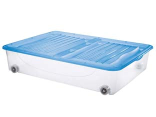 Contenitore Dodo'S Stockbox Con Coperchio E Ruote Cm.79X59X17,3H. Lt.56 Tontarelli