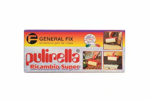 Ricambio Spazzola Pulirella Super- - 10 Mt Carta Crespata Adesiva H. 12 Cm - 5 Pezzi Generalfix