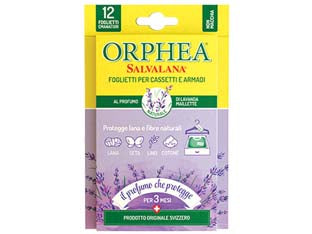 Salvalana Foglietti Per Cassetti E Armadi Al Profumo Di Lavanda- - Pz.12 - 24 Pezzi Orphea