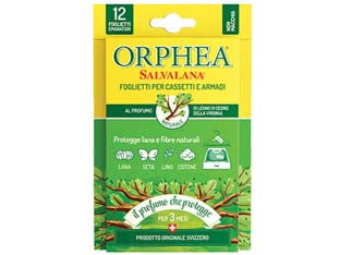 Salvalana Foglietti Per Cassetti E Armadi Al Profumo Di Legno Di Cedro- - Pz.12 - 24 Pezzi Orphea