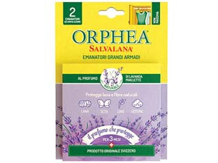 Salvalana Emanatori Per Grandi Armadi Al Profumo Di Lavanda- - Pz.2 - 24 Pezzi Orphea