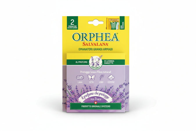 Salvalana Emanatori Per Grandi Armadi Al Profumo Di Lavanda- - Pz.2 - 24 Pezzi Orphea