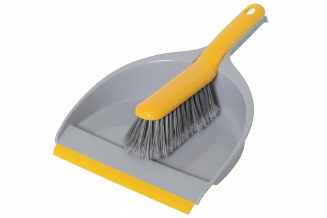 Paletta Immondizia Polvere + Spazzola- - Cm.21 - 12 Pezzi Apex