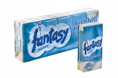 Fantasy Fazzoletti Super Morbidi 4 Veli- - Formato Cm.21X21 - 24 Confezione Fantasy