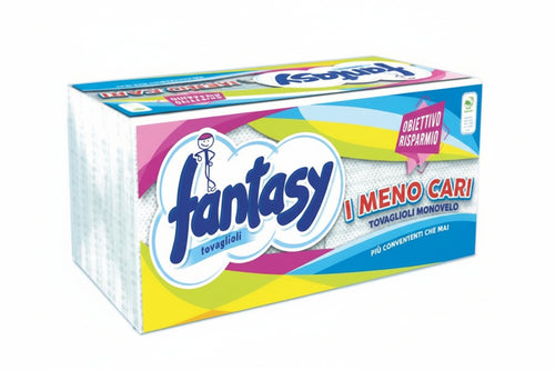 Tovaglioli Carta Il Meno Caro Pz.150 Monovelo- - Cm.33X33 - 10 Pezzi Fantasy