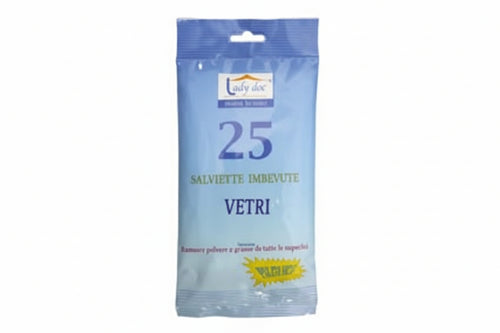 Salviette Imbevute Per Vetri- - Cm.16X21 - 6 Blister Xtra