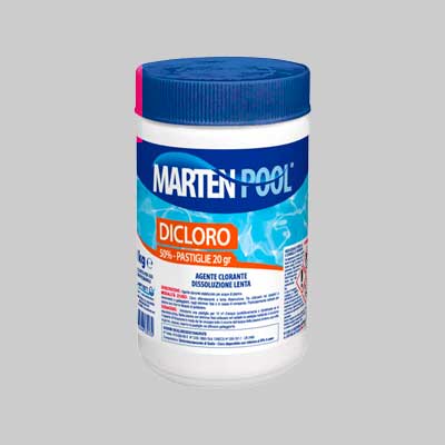 Dicloro In Pastiglie 20 Gr - Confezione 1 Kg - Marten