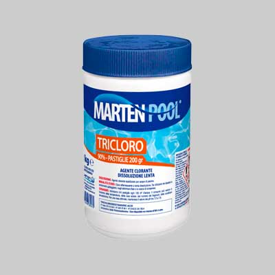 Tricloro In Pastiglie 200 Gr - Confezione 1 Kg - Marten