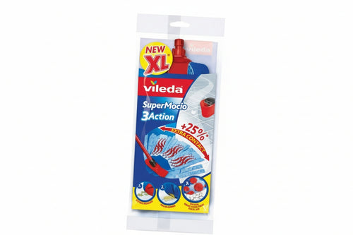 Supermocio Fiocco 3 Action Xl - 6 Pezzi Vileda