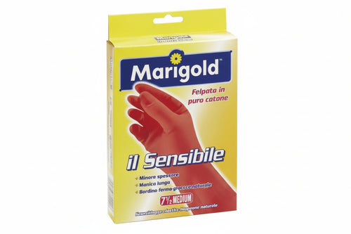 Guanti Domestici Sensibili Marigold- - Misura 7,5 - 12 Pezzi Vileda