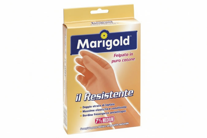 Guanti Domestici Resistenti Marigold- - Misura 8,5 - 12 Pezzi Vileda