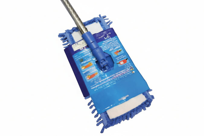 Mocio Ciniglia Con Manico Estensibile- - Manico Estendibile Cm.70/122 - Peso Gr.80 - 4 Pezzi Xtra