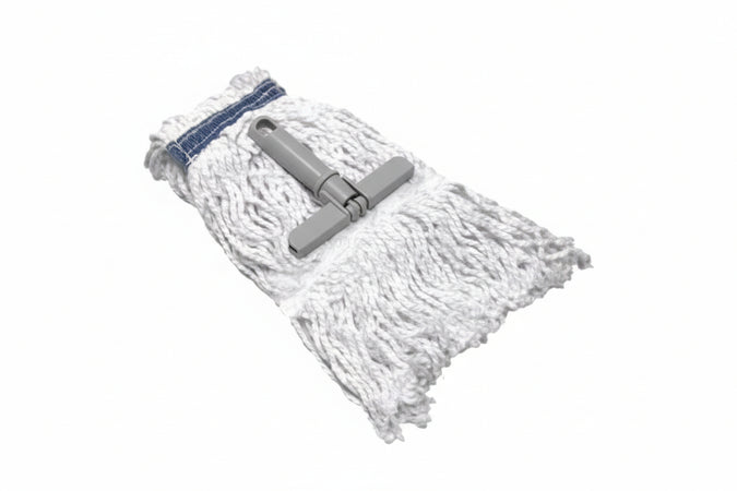 Ricambio Mop Cotone Industriale Clean- - Peso Gr.350 - 5 Pezzi Xtra