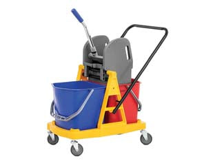 Carrello Lavapavimento Mocio Strizzatore Clean Hard Lt.34 Di Capienza Cm.71X43X95H. Xtra
