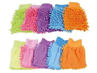 Guanto In Microfibra Su Un Lato- - Misura 8 - 5 Pezzi Xtra