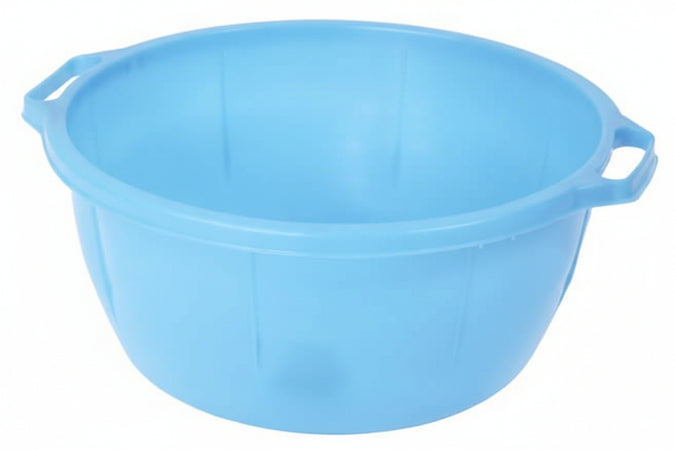 Bacinella Tonda Con Manici- - Ø Cm.36,5X18 Da Lt.22 - 6 Pezzi