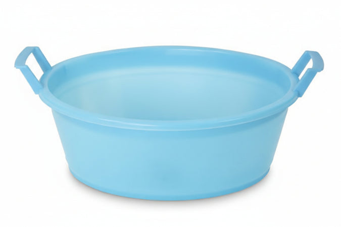 Bacinella Ovale Con Manici- - Ø Cm.70X28 Da Lt.50 - 2 Pezzi Stefanplast