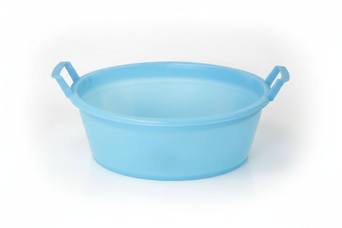 Bacinella Ovale Con Manici Ø Cm.80X31 Da Lt.75 Stefanplast
