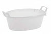 Bacinella Ovale In Polietilene Bianca Ø Cm.80X31H. Lt.75 Stefanplast
