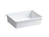Bacinella Per Frigo In Polipropilene Bianca- - Cm.50X35X12H. Lt.15 - 5 Pezzi Stefanplast