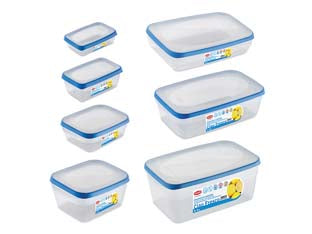 Contenitore Ciao Fresco Per Frigo- - Lt.0,4 - 4 Pezzi Stefanplast