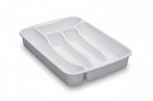 Portaposate 5 Posti Linea Primavera In Polipropilene Colore Bianco- - Cm.25X34X5H. - 5 Pezzi Stefanplast