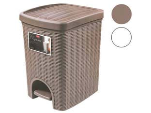 Pattumiera Elegance In Polipropilene Lt.20 Cm.31X27,5X39H. Colore Tortora Stefanplast