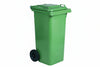 Bidone Quadro Nettezza Urbana Con Ruote Lt.240- - Cm.73X58,5X109,2H. - Verde - 1 Pezzi Xtra