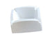 Posacenere Quadro Bianco- - Cm.11,5X11,5X4,5 - 10 Pezzi Xtra