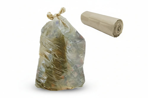 Sacco Condominiale Ldpe In Rotolo Ambra Trasparente- - Cm.90X120, Rot.Pz.10 Da Kg.1 - 18 Rotolo