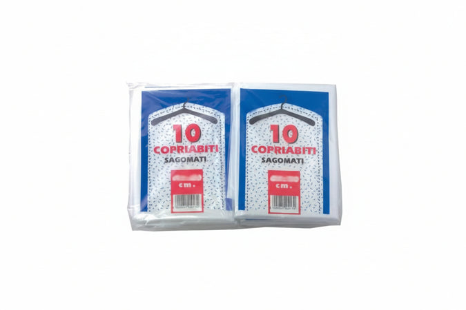 Sacco Copriabito Sagomato Pz.10- - Cm.65X130 Gr.390 - 10 Pezzi Cp