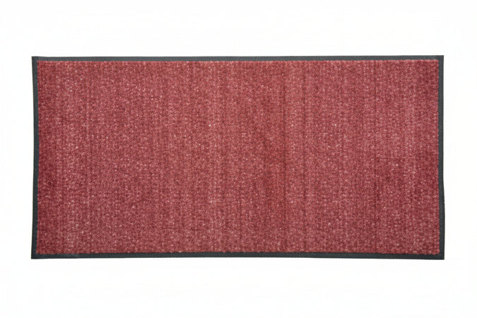 Zerbino Asciugapasso Rettangolare In Poliestere Rosso Scuro Cm.40X60 Xtra