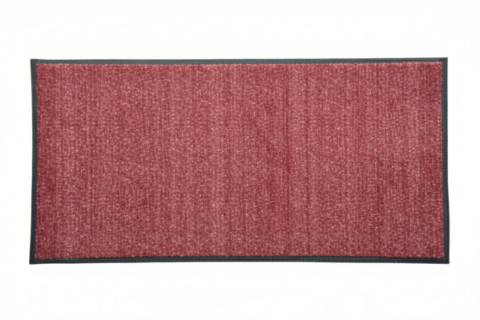 Zerbino Asciugapasso Rettangolare In Poliestere Rosso Scuro Cm.60X90 Xtra