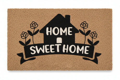 Zerbino Cocco Home Sweet Home Con Casetta Spessore Mm.15 Cm.40X70 Xtra
