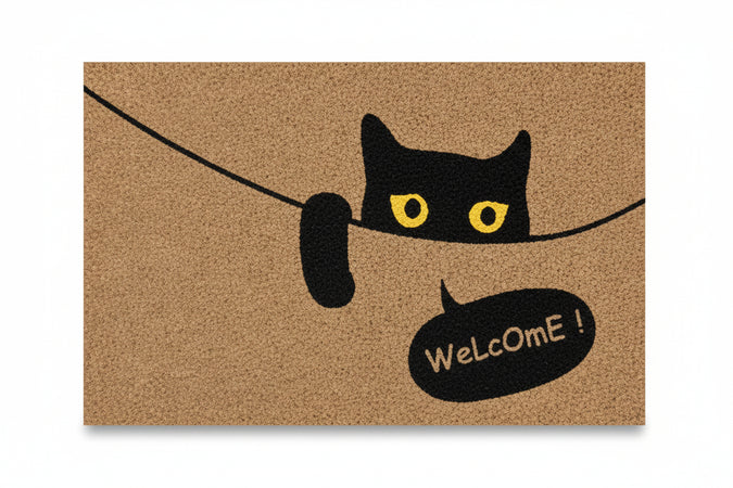 Zerbino Cocco Gatto Nero Spessore Mm.15 Cm.40X70 Xtra