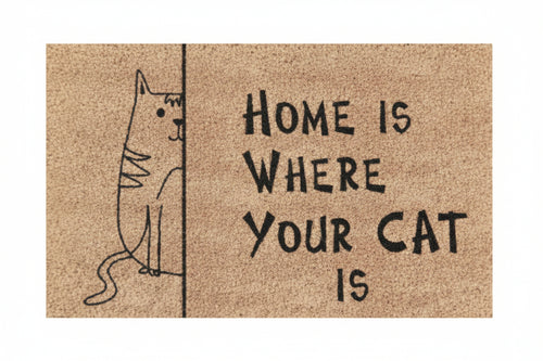 Zerbino Cocco Home Is Where Your Cat Is Spessore Mm.15 Cm.40X70 Xtra