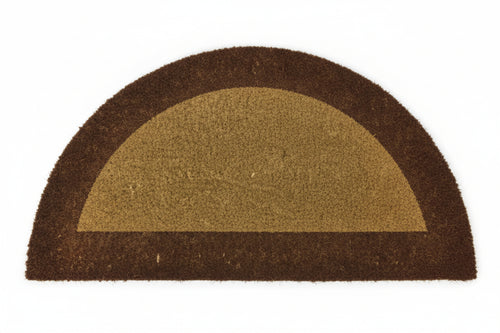 Zerbino Ecoco Semicerchio Cm.40X80 Marrone Spessore Mm.18 Cm.40X80, Spessore Mm.18