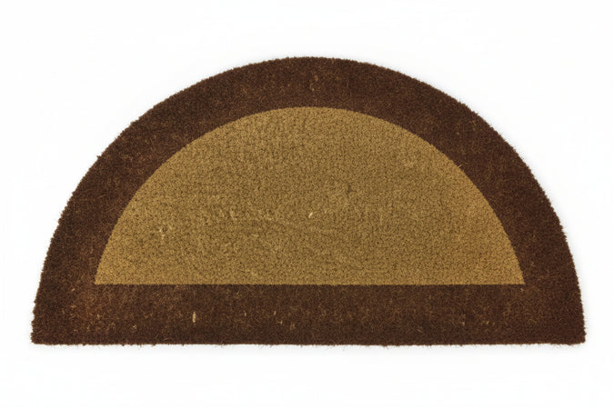 Zerbino Ecoco Semicerchio Cm.40X80 Marrone Spessore Mm.18 Cm.40X80, Spessore Mm.18