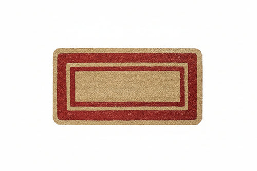 Zerbino Super Rosso Spessore Mm.17 Cm.50X90, Spessore Mm.17