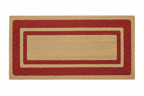 Zerbino Super Rosso Spessore Mm.17 Cm.50X100, Spessore Mm.17