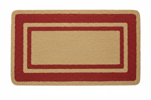 Zerbino Super Rosso Spessore Mm.17 Cm.70X140, Spessore Mm.17
