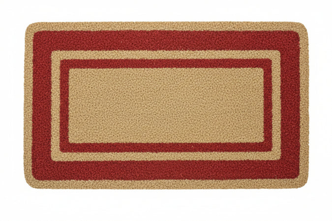 Zerbino Super Rosso Spessore Mm.17 Cm.70X140, Spessore Mm.17